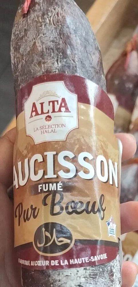 Saucisson fumé pur boeuf