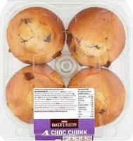 Baker's Selection 4 Choc Chunk Muffins
