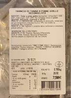 Trancio tonno decongelato