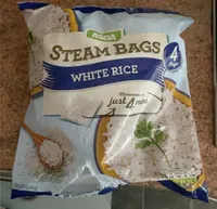 4 White Rice Steam Bags