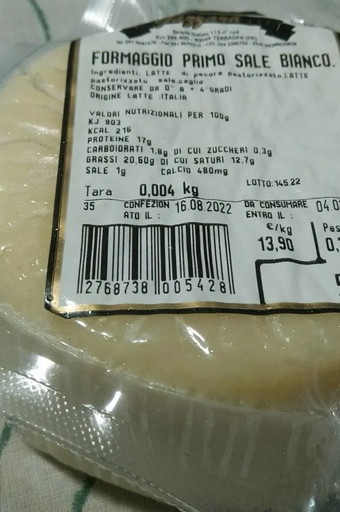 Formaggio Primo Sale Bianco
