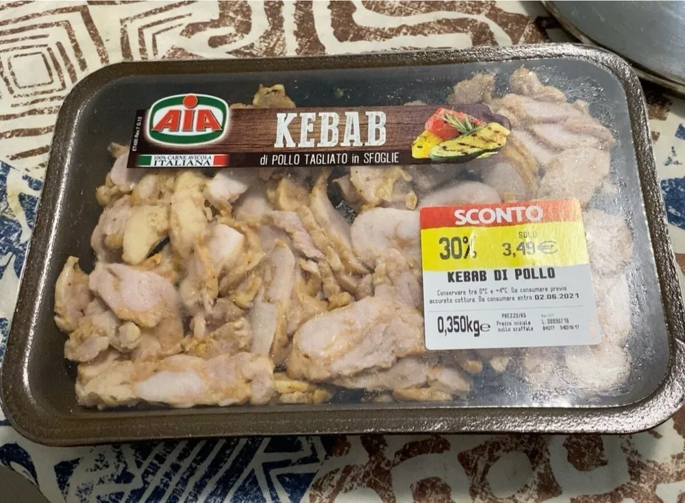Kebab di pollo