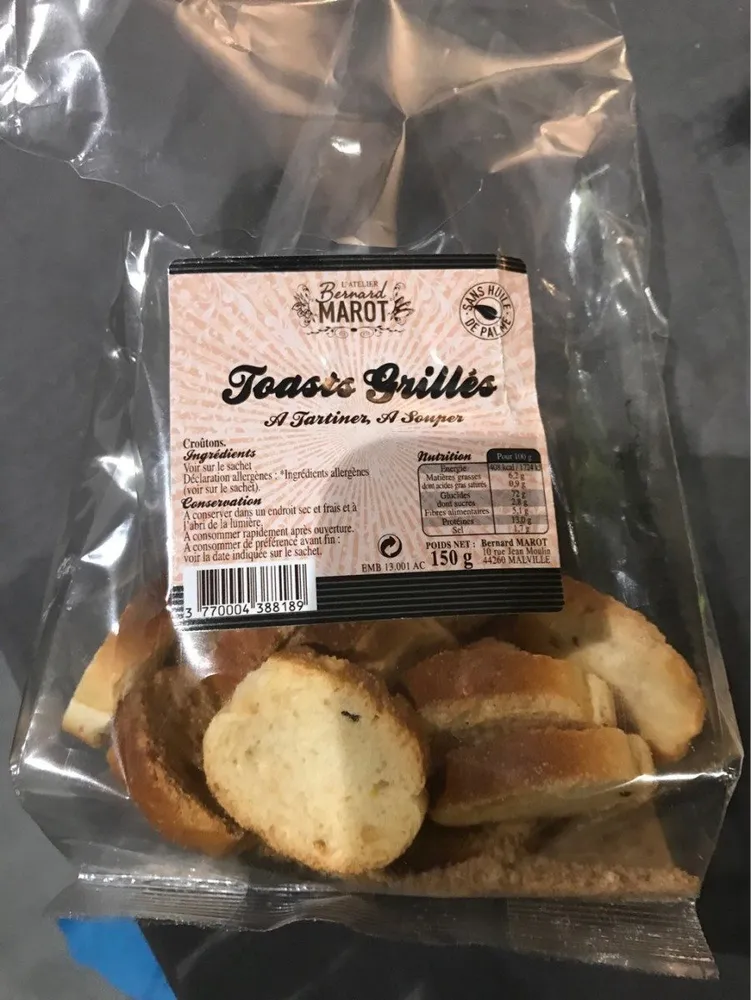 Toasts grillés