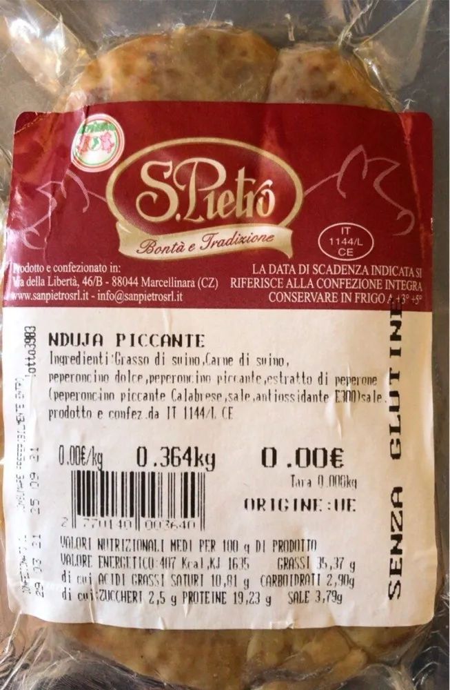 Nduja piccante