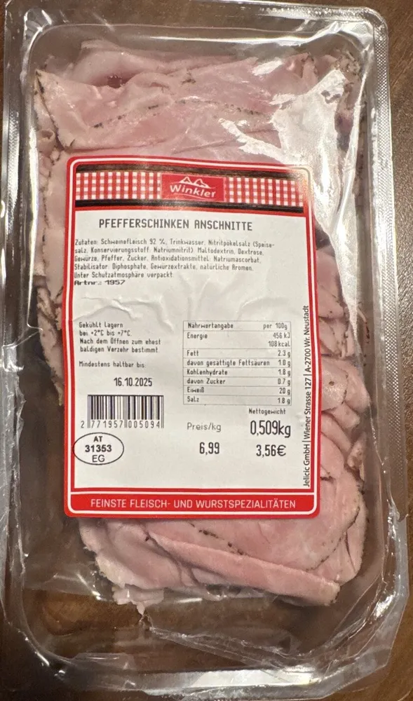 Pfefferschinken