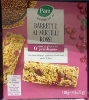 Barrette ai mirtilli rossi