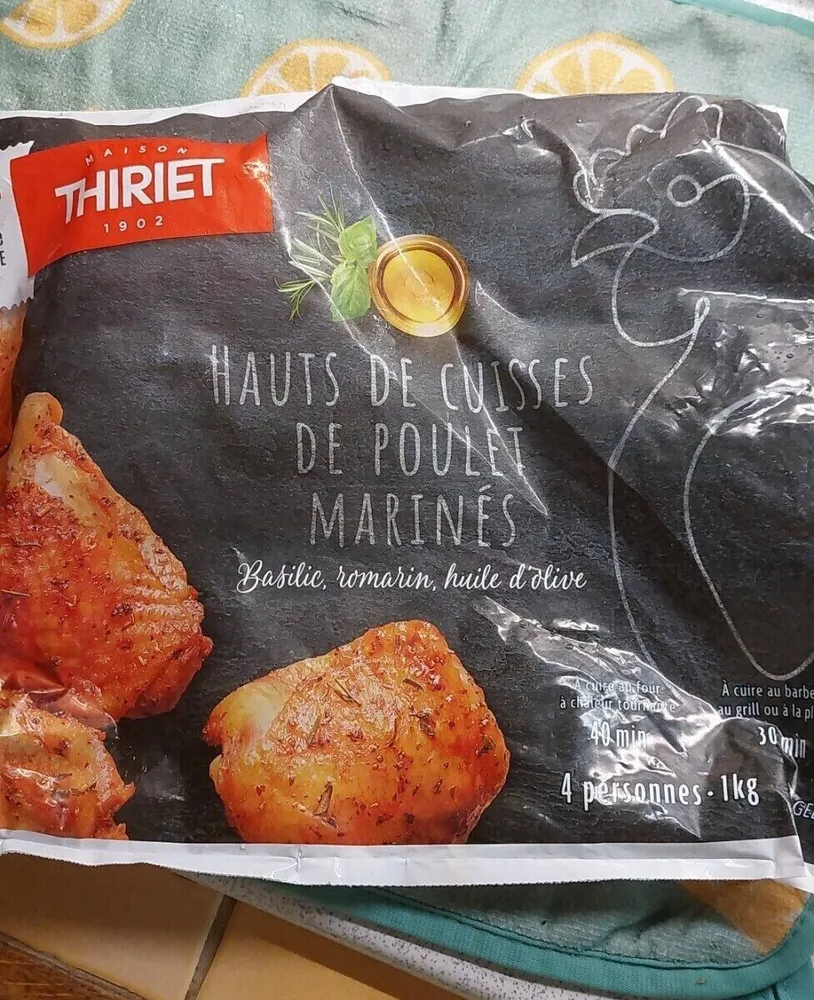 Hauts de cuisses de poulets marinés
