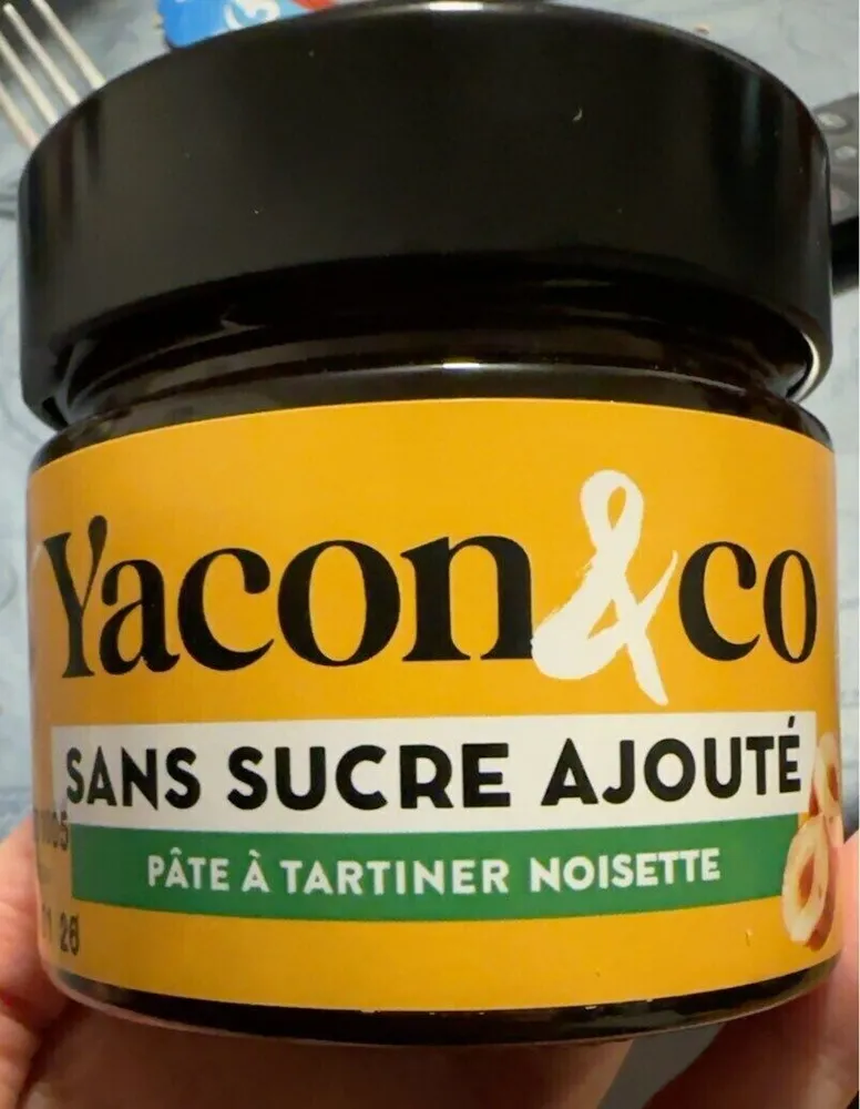 Yacon pate a tartiner noisette