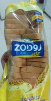 Brown sliced bread