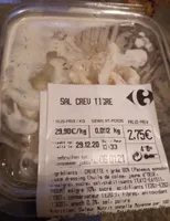 Salade crevette tigre