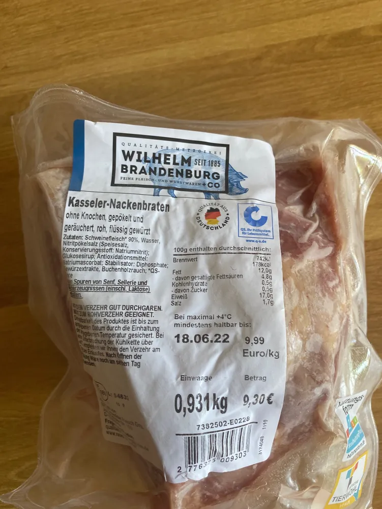 Kasseler-Nackenbraten