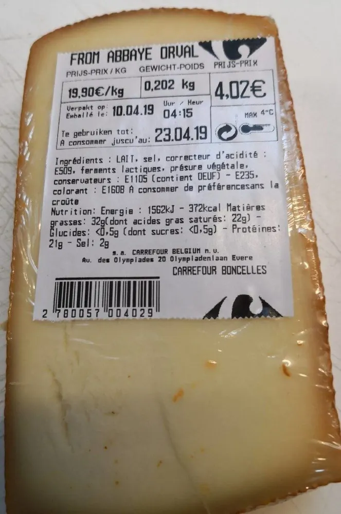 From. ABBEYE ORVAL