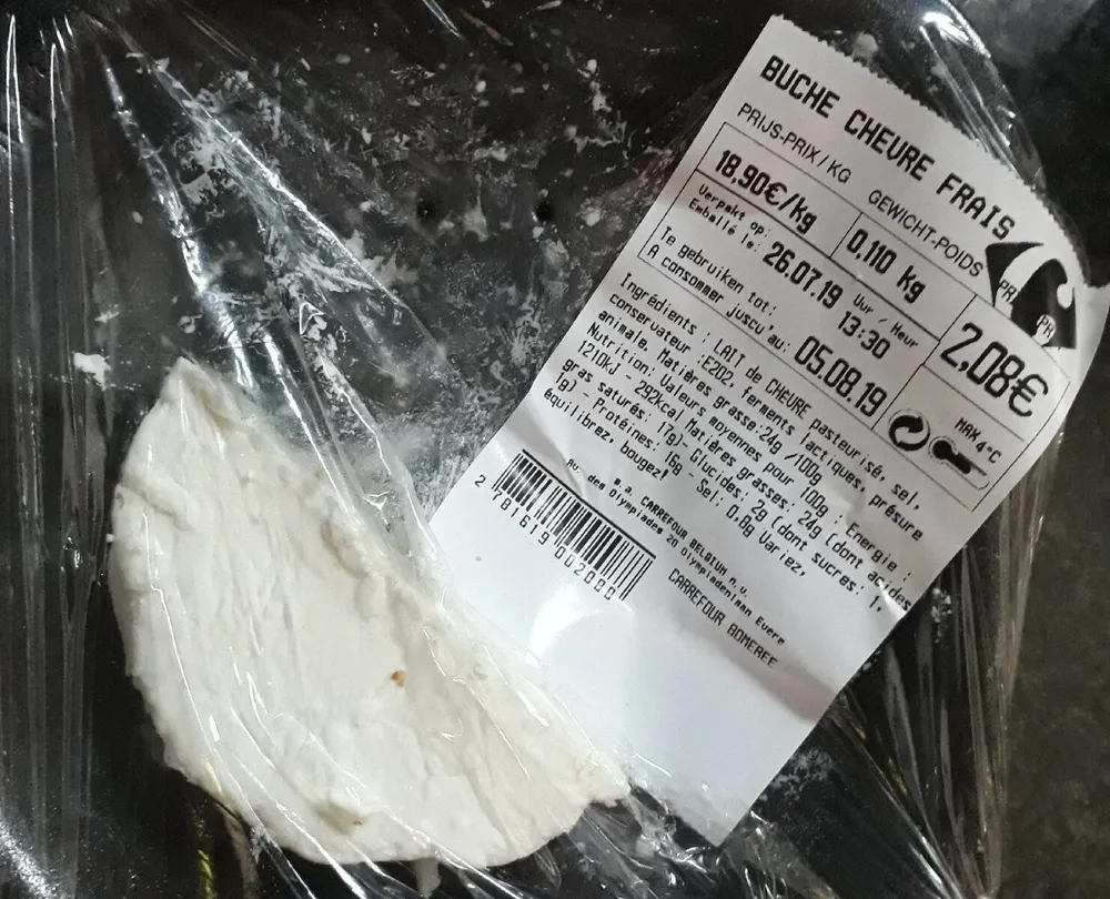 Bûche chèvre frais