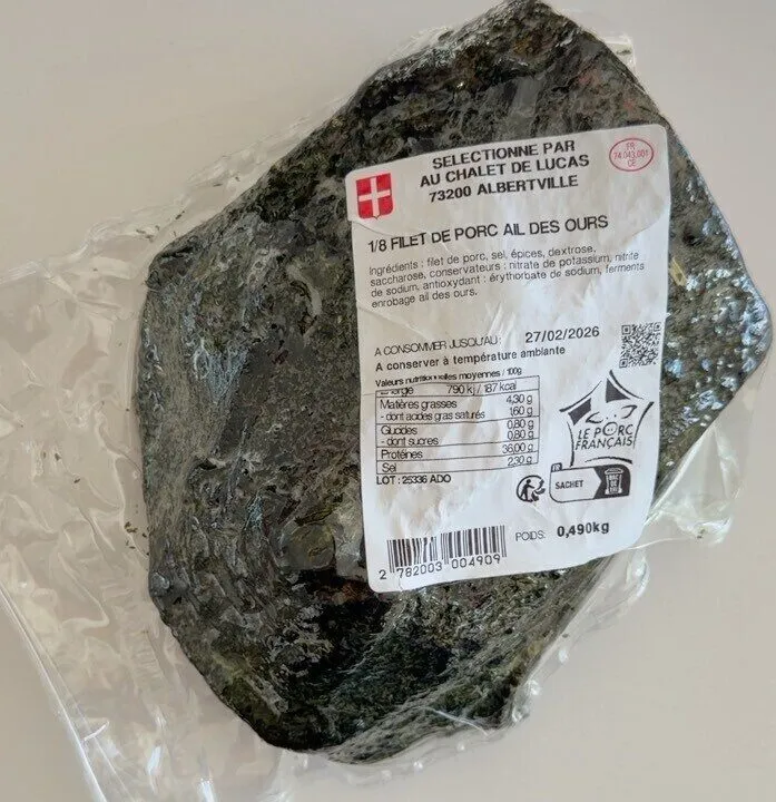Filet De Porc Ail Des Ours