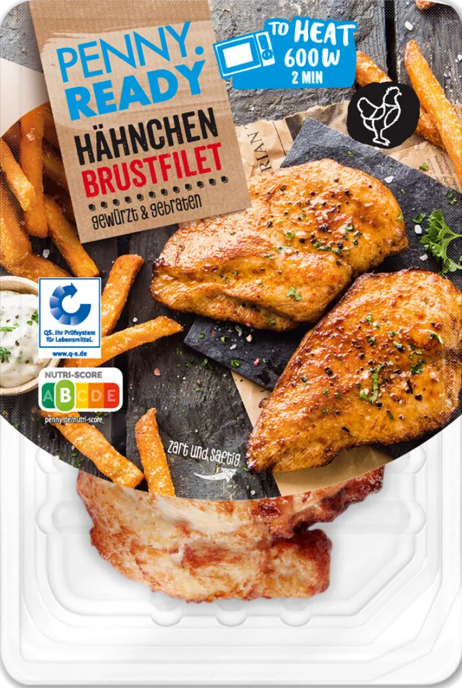 Hähnchen Brustfilet gewürzt & gebraten