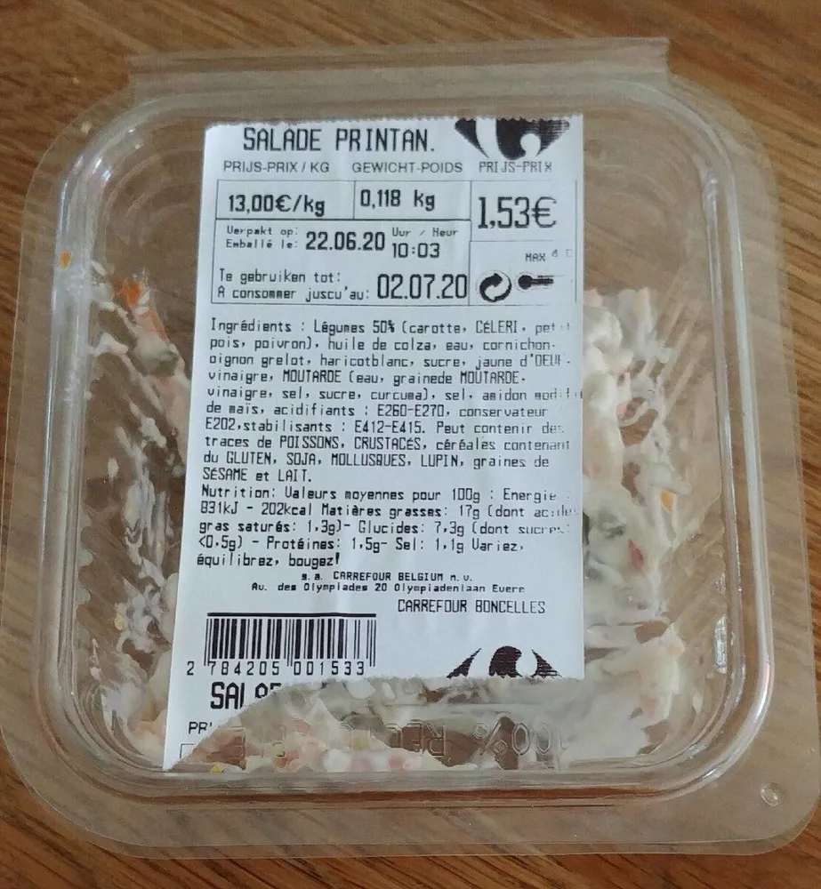 Salade printanière