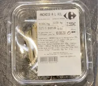 Anchois à l’ail
