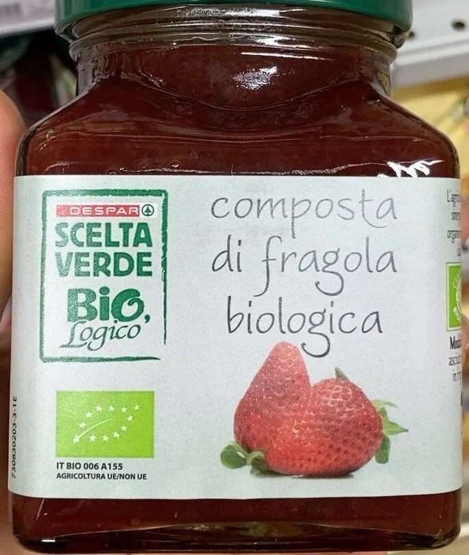 composta di fragola biologica