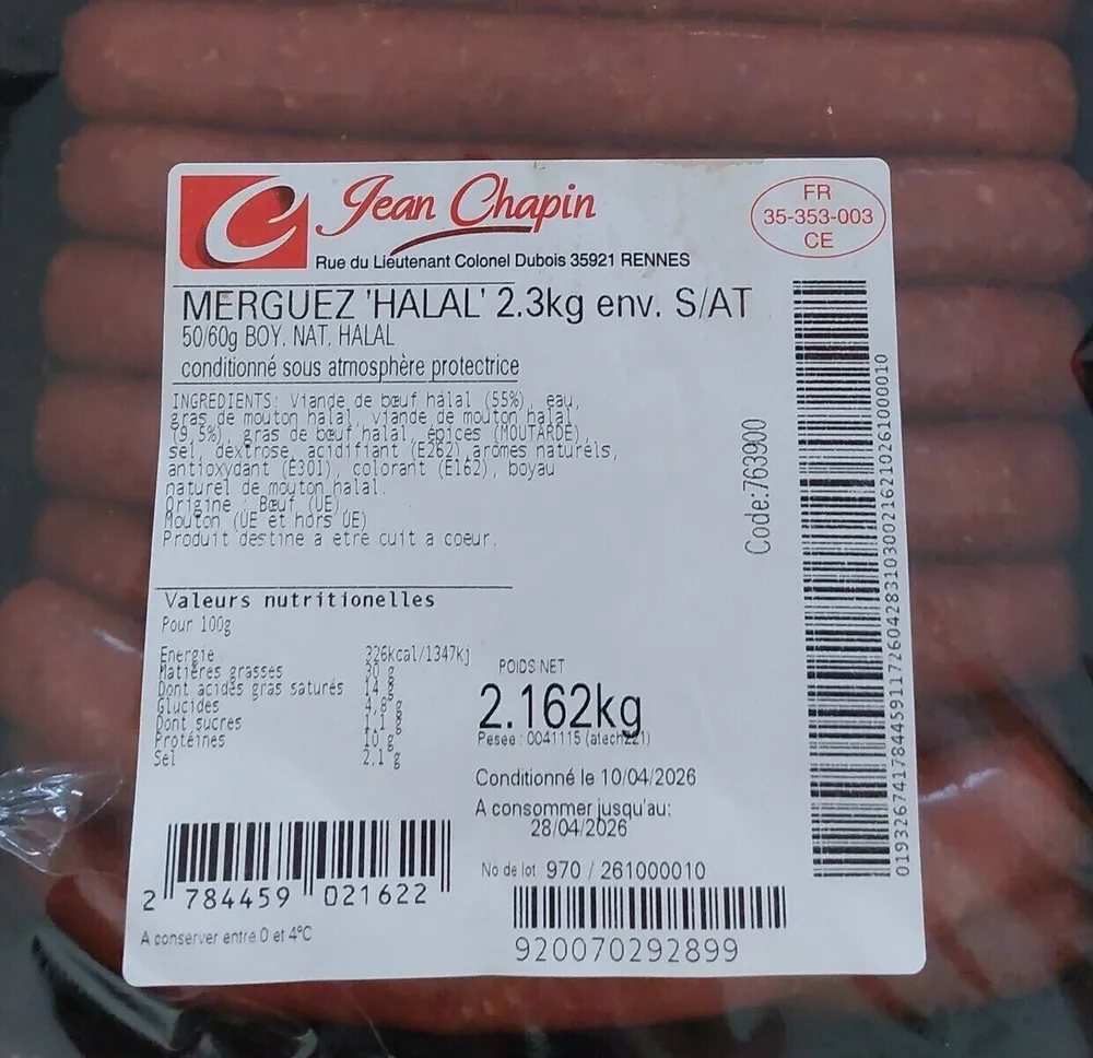 MERGUEZ Halal