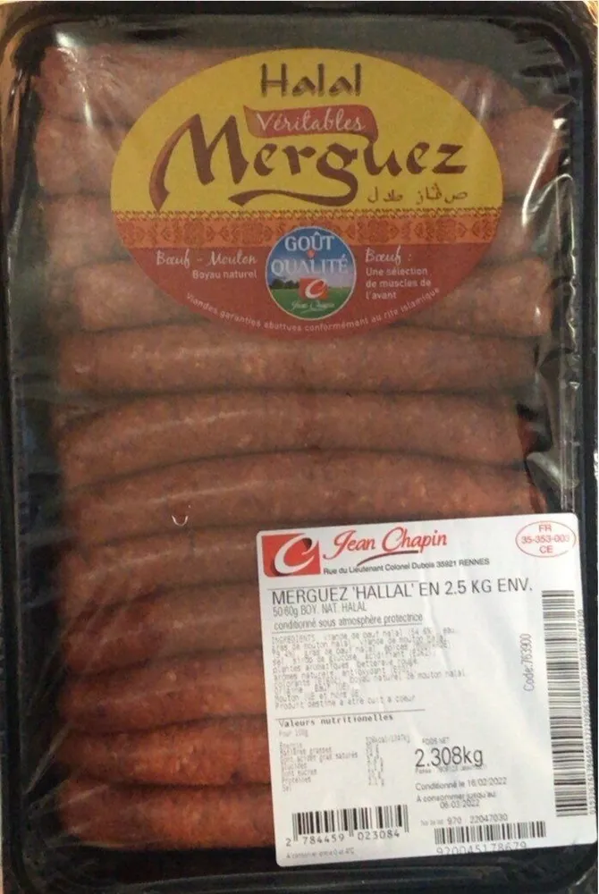 Merguez hallal