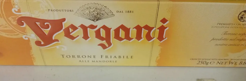 Torrone friabile