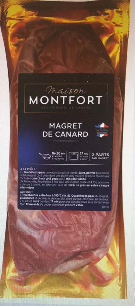 Magret de canard cru (origine France)