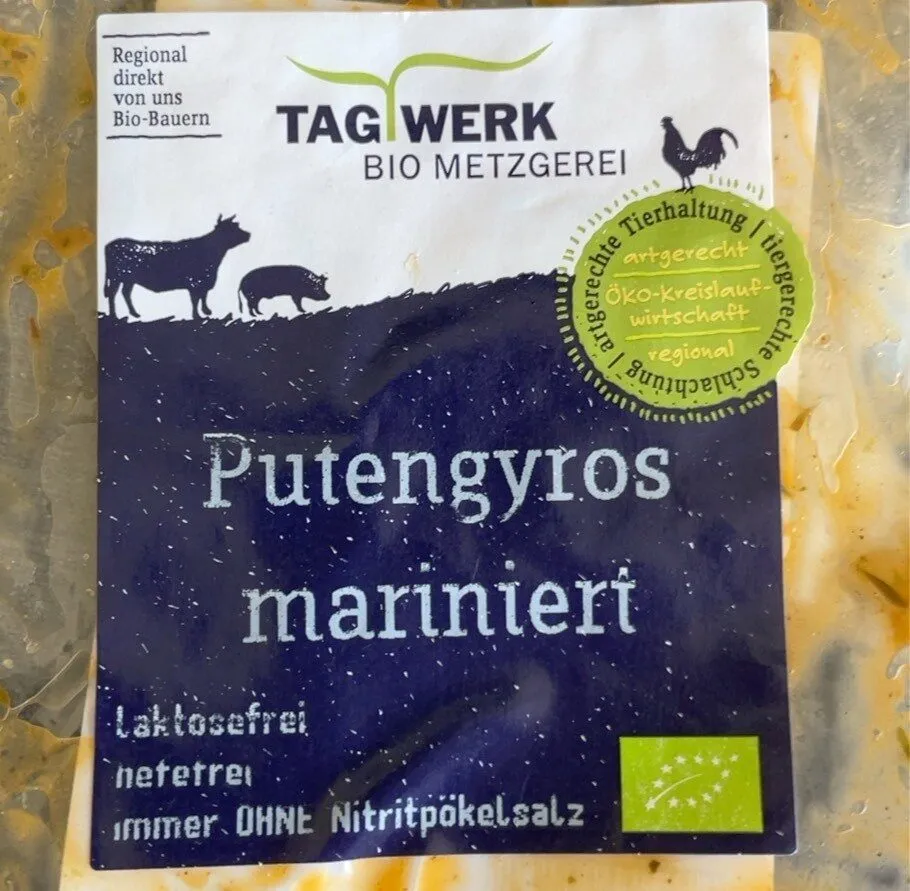 Puten-Gyros mariniert