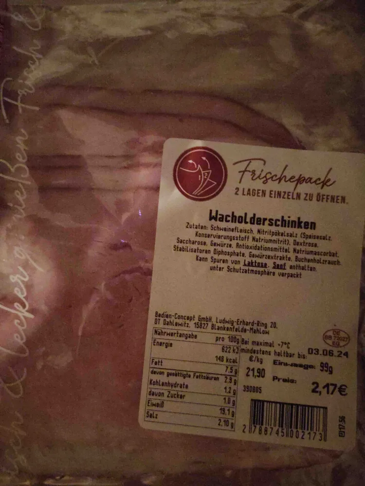 Wacholderschinken