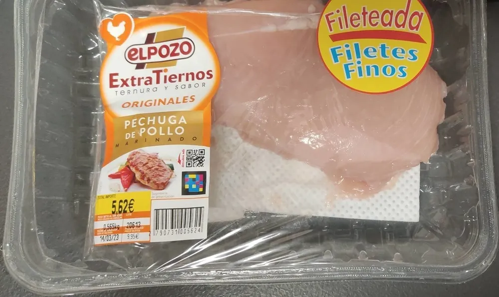 Pechuga de pollo marinada