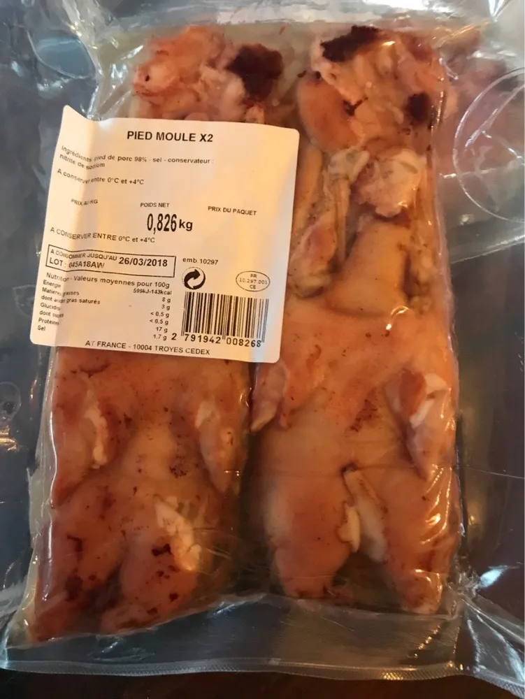 Pied de cochon moule x2