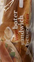 Sandwich au beurre frais