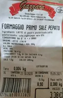 Formaggio primo sale pepato