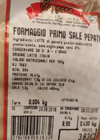 Formaggio primo sale pepato