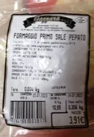 Formaggio primo sale pepato