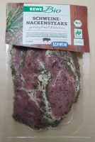 Schweine Nackensteaks - gewürzt mit Kräutern