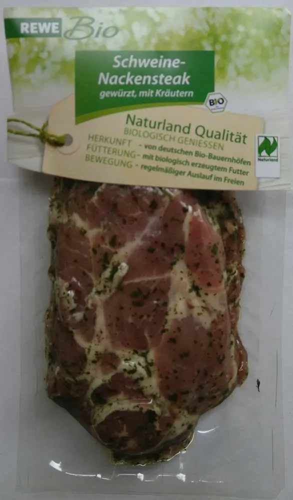 Schweine-Nackensteak mit Kräutern