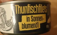 Thunfischfilets in Sonnenblumenöl