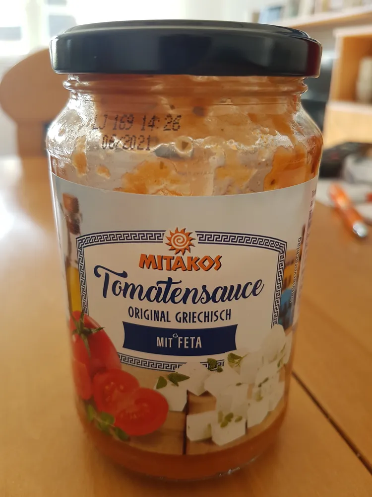 Tomatensoße original griechisch mit Feta