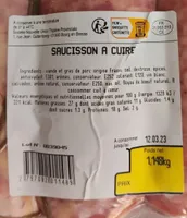 Saucisse a cuire