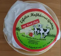 Eifeler Weichkäse direkt vom Bauernhof mit Knob.|Pap.