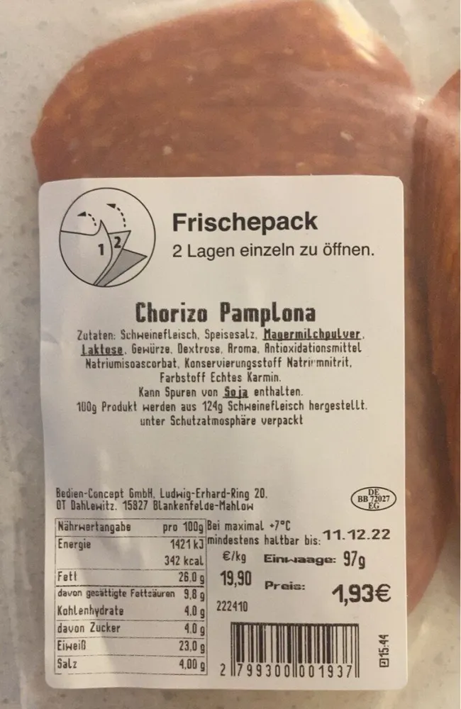 Chorizo Pamplona