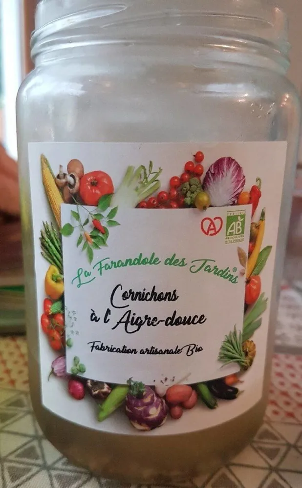 Cornichons à l'aigre doux