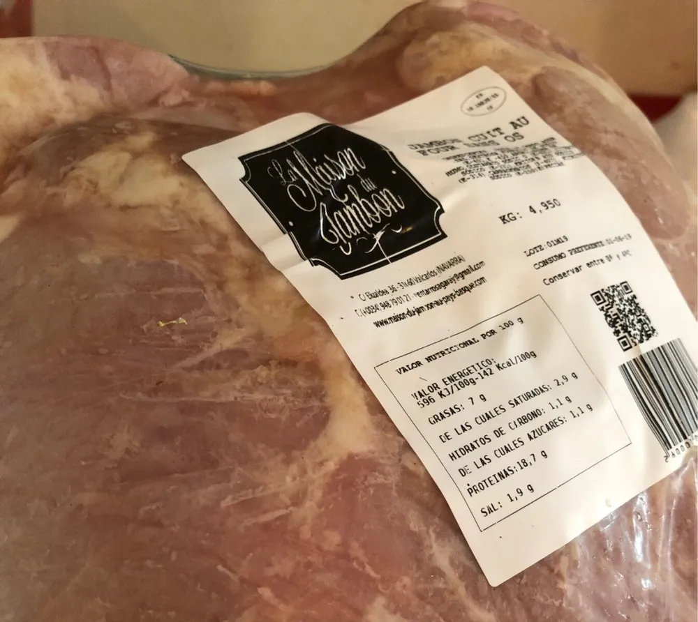 Jambon cuit au four