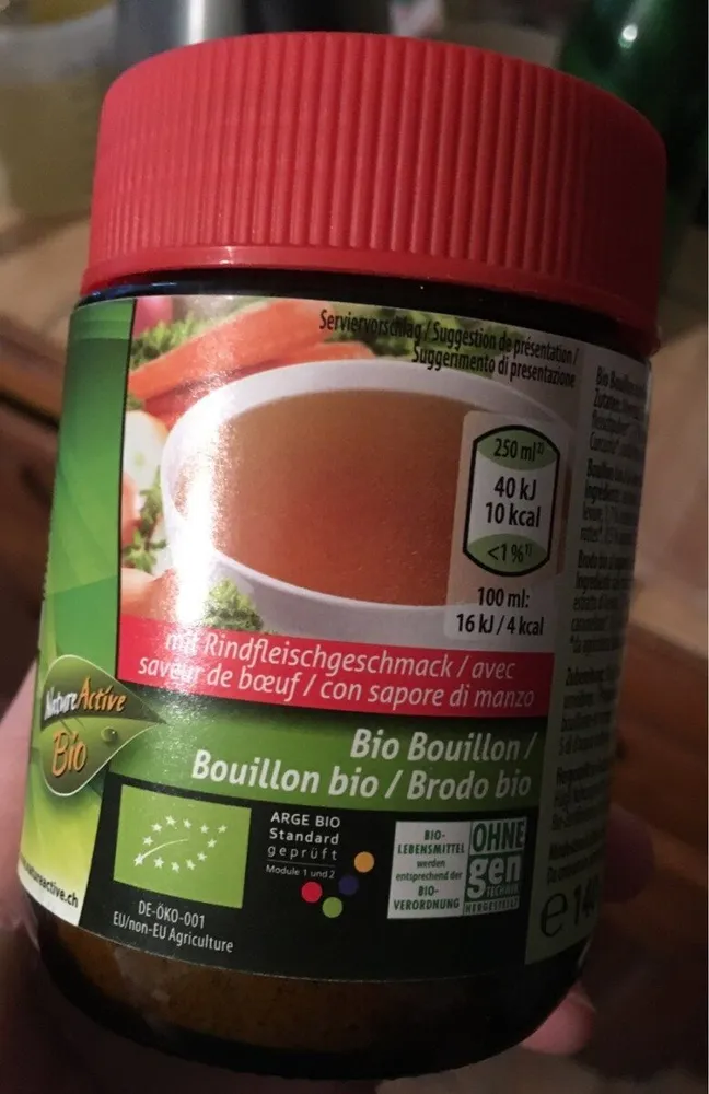 Bio bouillon de boeuf