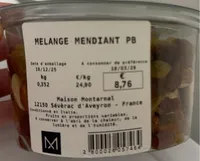 Melange mendiant pb