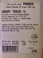 jogurt tekući