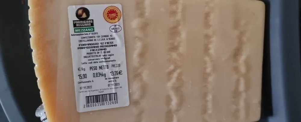 Formaggio parmigiano reggiano