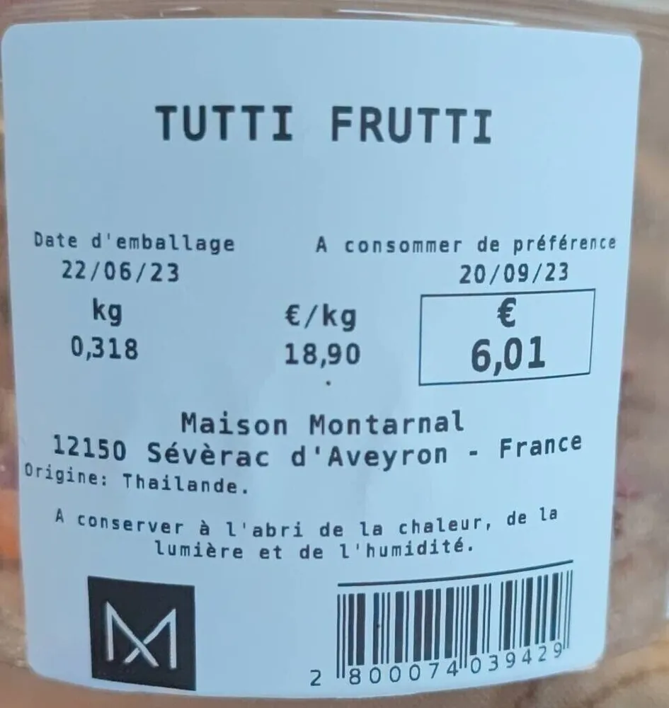 Tutti frutti