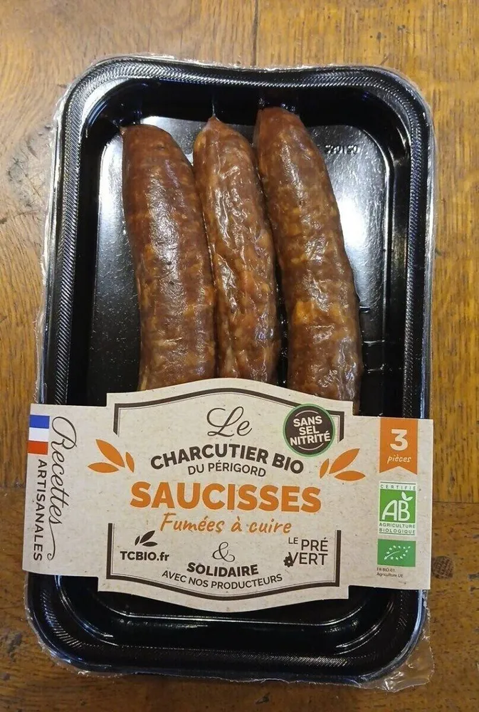 SAUCISSES FUMÉES  à cuire