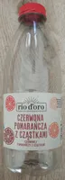 Sok Czerwona Pomarańcza Z Cząstkami